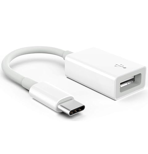 Wahbite Apple USB-C to USB Camera Adapter, USB 3.0 OTG Cable for iPhone/iPad to Connect Card Reader, USB Flash Drive, U Disk, Keyboard, Mouse, Hubs, MIDI, Plug & Play (USB-C) - Image 1