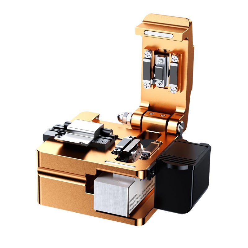 Zenithra Optical Fiber Cleaver, High Precision FTTH Fiber Optic Cutter with 16 Cleave Positions & Blade Life up to 48,000 Cuts, for 0.25mm, 0.9mm, 3.0mm Fibers, with Scrap Collector - Image 1
