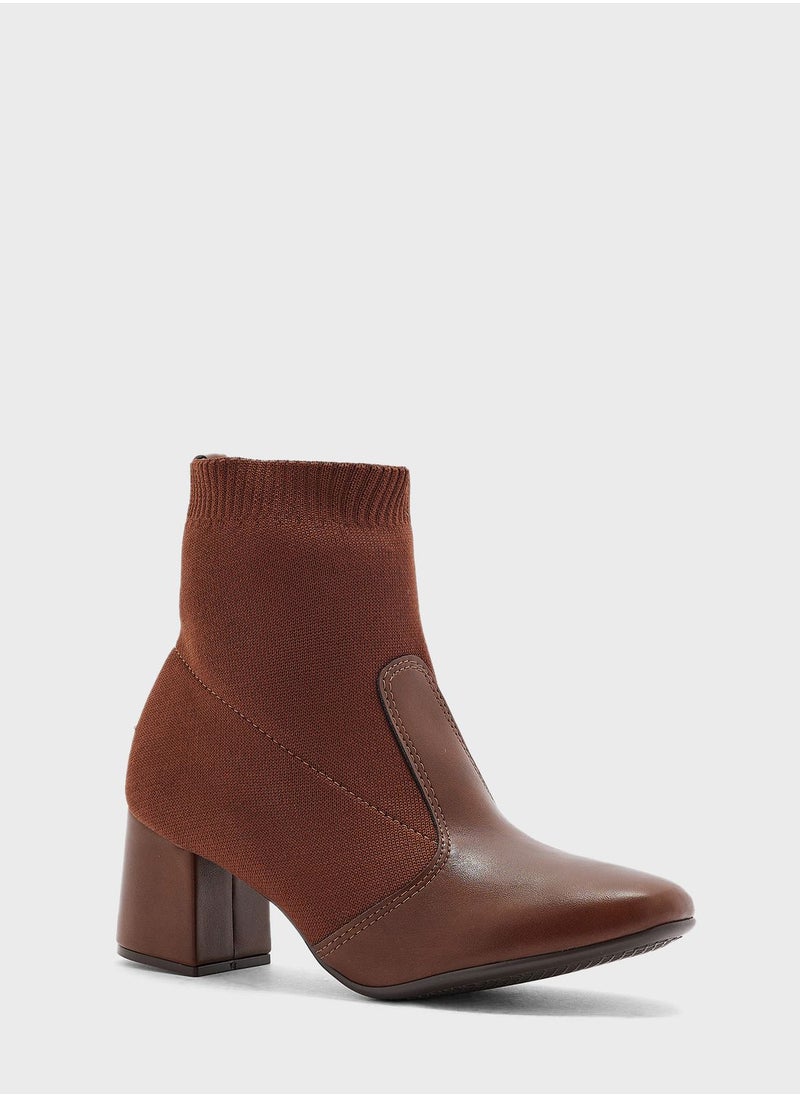 Beira Rio - Hallie Mid Heel Ankle Boots - Image 1