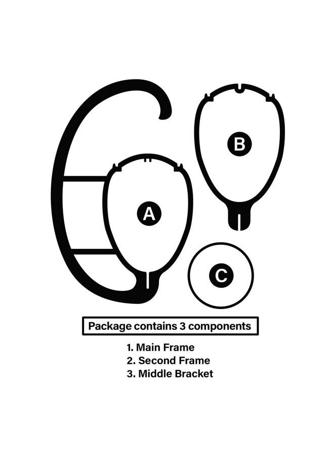 STUDIO LIMITED - (6 Packs) Portable Wig Hanger for all wigs and hats with Durable Wig Stand Tool Holder (Black) - Image 1