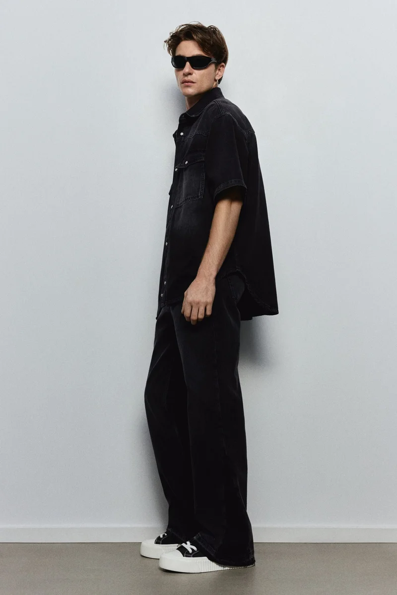 اتش اند ام جينز بقصة بووت كت وخصر عادي