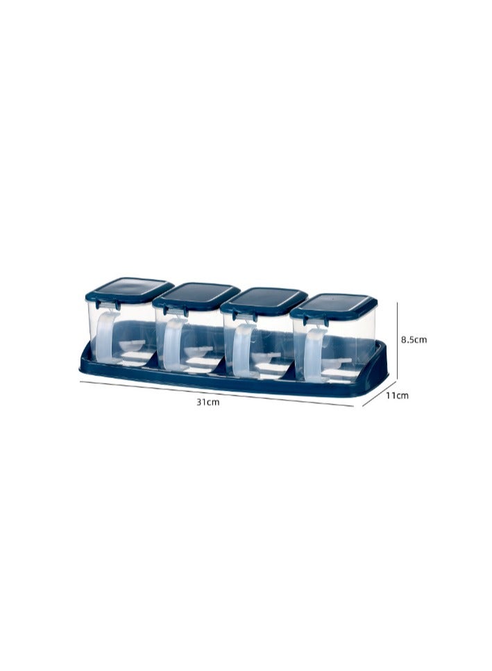 EBMINI Independent Compartment Plastic Seasoning Box 