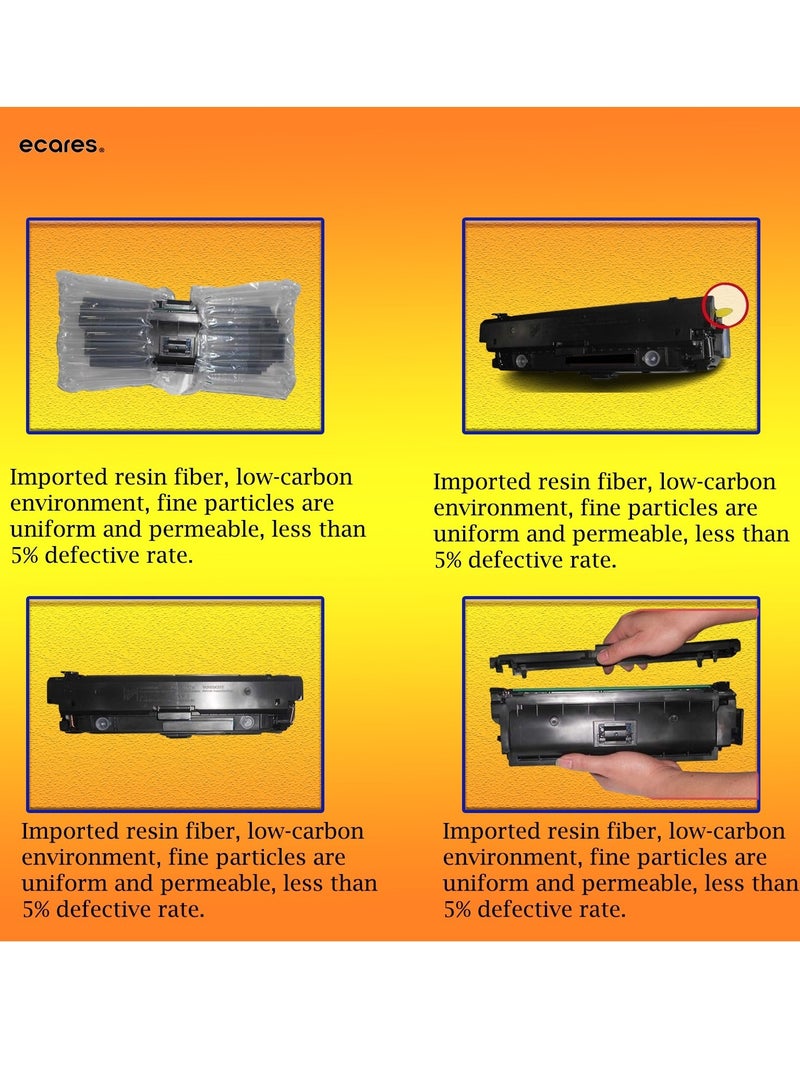 ECARES® 131A Compatible Toner Cartridge CF213A-For HP Laserjet Pro 200 Color M251nw M251n M276nw M276n Printer (Margenta) - Image 3