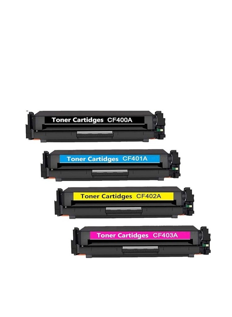 تيرابايت خرطوشة حبر بديلة متوافقة مع HP 201A CF400A CF401A CF402A CF403A من HP Color Laserjet Pro MFP M277n M277dw M277c6 M274n Pro M252dw M252n (عبوة من 4 ألوان) - Image 2