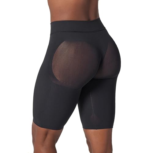 Leonisa Invisible Tummy Control High Waisted Compression Leg Bodysuit Shapewear Capri for Women, Black, XXLarge - Image 1