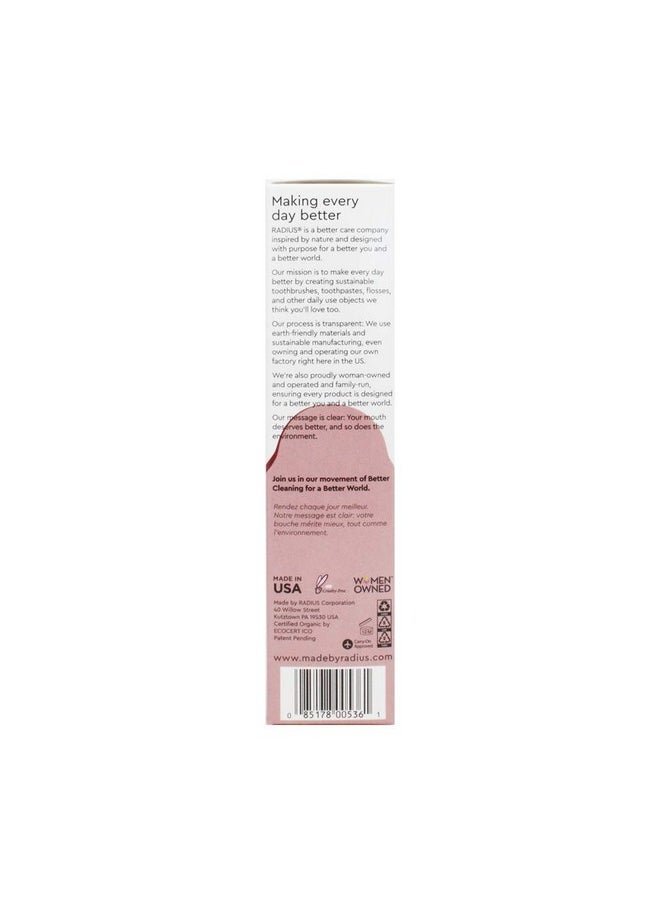 Radius - Usda Organic Gel Toothpaste, Non Toxic, Designed To Improve Gum Health And Reduce The Risk Gum Disease, Red, Clove Cardamom, 3 Ounce - Image 1