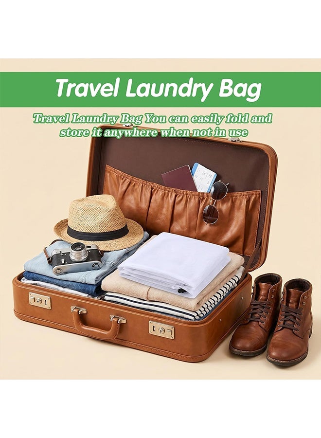 3Pcs Laundry Mesh Bags, 3 Sizes Heavy Duty Laundry Drawstring Bag - Image 4