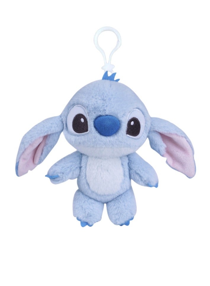 عام سلاسل مفاتيح قطيفة صغيرة حجمها 13 سم بتصميم كرتوني، مع قلادة من القماش الناعم. تناسب الفتيات والفتيان وتستخدم كزينة للحقائب المدرسية والأمتعة أو كهدايا في حفلات الأطفال. - Image 1