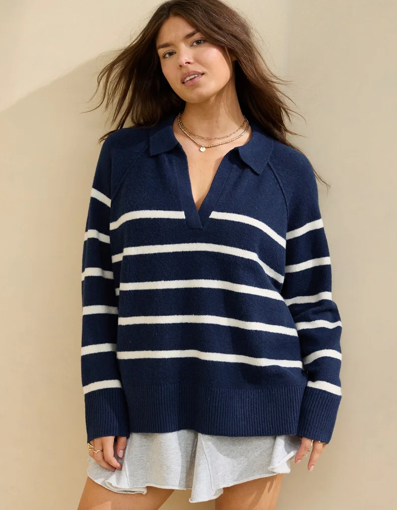 Aerie Aerie unREAL Polo Sweater