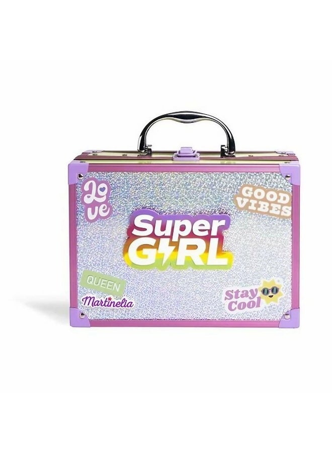 Martinelia حقيبة مكياج مرآة ليد سوبر جيرل (19 × 9 × 25 سم) - Image 1