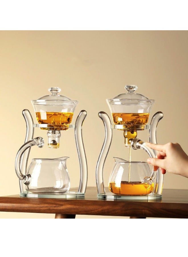 Glass Automatic Teapot Lazy Tea Set Magnetic Kungfu Teapot - Image 4