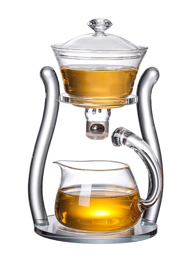 Glass Automatic Teapot Lazy Tea Set Magnetic Kungfu Teapot - Image 1