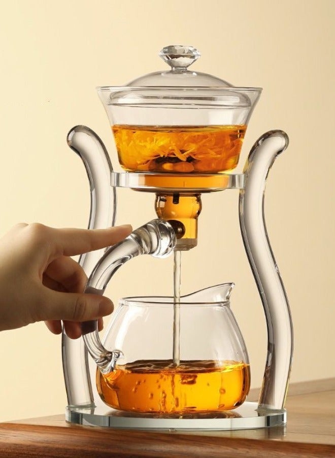 Glass Automatic Teapot Lazy Tea Set Magnetic Kungfu Teapot - Image 2