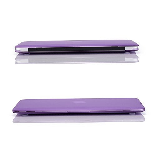 RUBAN Case Compatible with MacBook Air 13 Inch (Models: A1369 & A1466, Older Version 2010-2017 Release), Slim Snap On Hard Shell Protective Cover and Keyboard Cover, Purple - Image 4