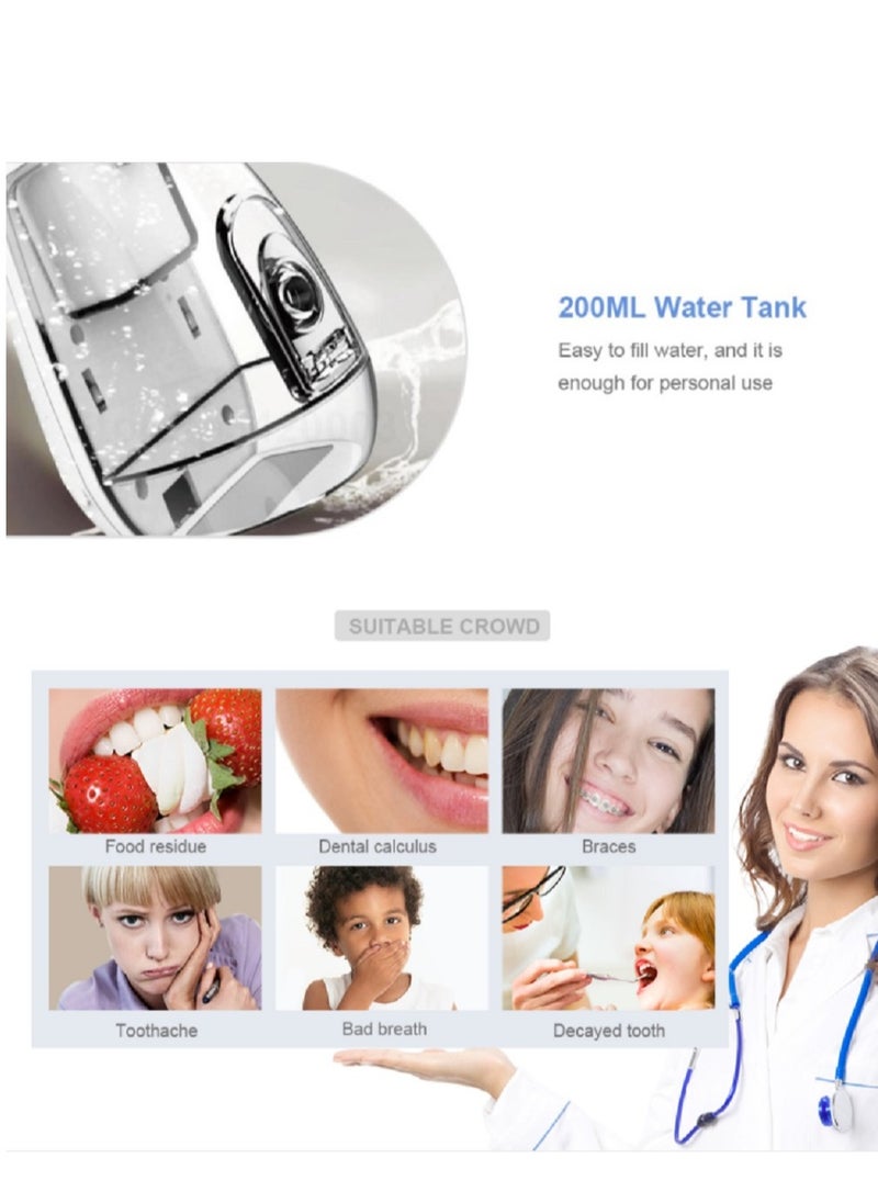 WATER - Portable Irrigators Water Flosser Clean Flossing Charging Flosser Cordless Waterpulse V500 - Image 1