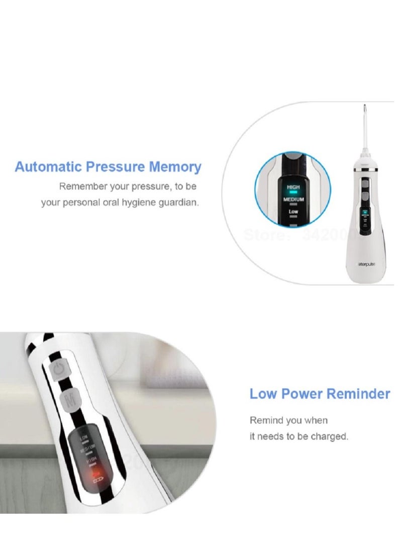 WATER - Portable Irrigators Water Flosser Clean Flossing Charging Flosser Cordless Waterpulse V500 - Image 1