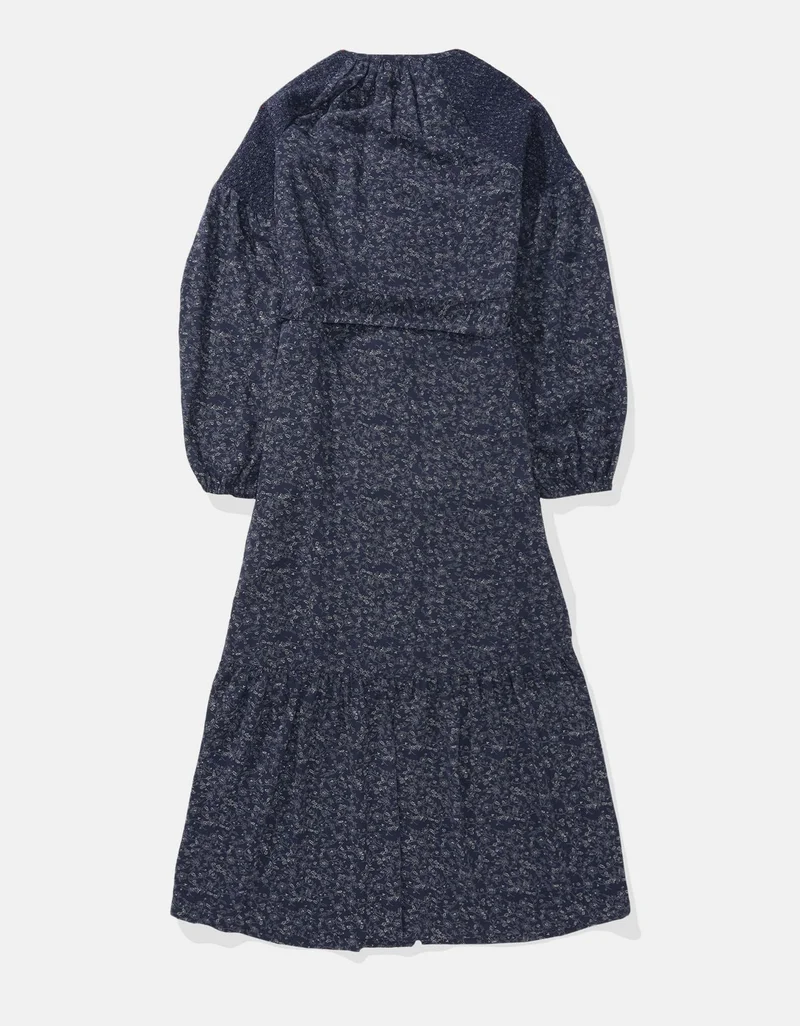 American Eagle  AE Long-Sleeve Maxi Shirt Dress. for Women | Best Price UAE