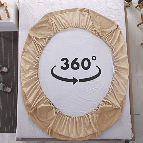 AMZ 100 Waterproof and Dustproof Soft Terry Cotton Small Bed Fitted Mattress ProtectorMattress Cover Single - Image 2