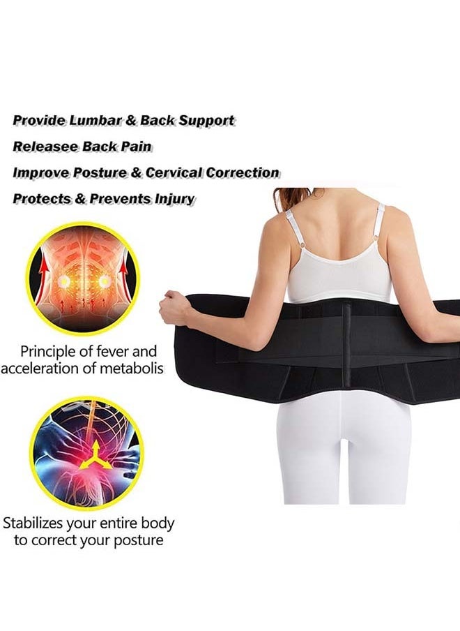 Ocean - Waist Trainer Belt for Women, Sport Girdle Belt, Slimming Sauna Waist Trimmer Belly Band Sweat Sports Girdle Belt, Exercise Belt with Adjustable Straps, Slimming Body Shaper Belt (L) - Image 1