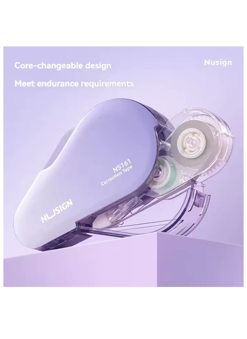 Deli 1-Piece Nusign Correction Tape 6 Meter Length Purple Body  - Image 3