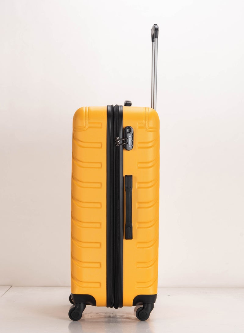 ستارجولد مجموعة حقائب سفر من 4 قطع (20/24/28/32 بوصة) - حقائب سفر صلبة من مادة ABS بسحاب قابل للتمدد، وعجلات دوارة 360 درجة، وقفل رقمي - حقيبة سفر خفيفة الوزن بعجلات - Image 5