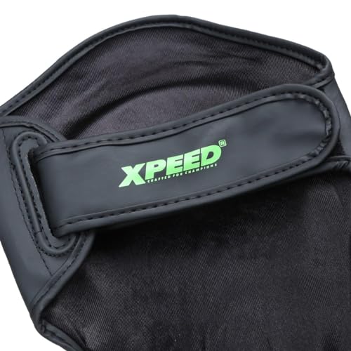 XPEED XP1806 Shin Pad/Shin Guard for Men and Women | Training Practice and Sports | Ultra Light Weight Shinguard with Ankle Adjustable | Hook and Loop Closure System (L, Green) - Image 2
