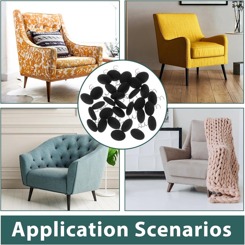 Multi-use well-engineered build Luxshiny 30pcs Black Fabric Covered Stainless Steel Twist Pins Furniture Slipcover Tacks Bed Skirt Fasteners Upholstery Pins for Sofas and Home Bedding Accessories Consistent single item quality Intra-city fast distribution User tested optimized build All condition fit Labor saving optimized design Nationwide courier network Global mainstream design picks Scratch resistant All governorates deliver Pre-sale confirmed stock All storage type compatible Land transit & shipment compatible Multi-use detailed build Simple multi-color universal build Changing environment compatible Lightweight Repeated detach compatible build Easy assemble alternatives Public demand affordable quality Easy transit optimized build Global simple assemble options Modern practical shape Custom sizing alternatives Easy daily handling design - Image 3