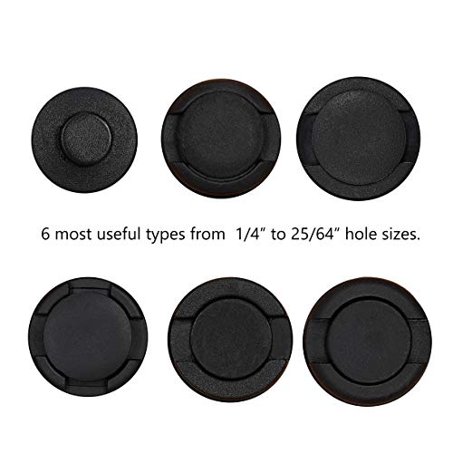Ginsco 102pcs 6.3mm 8mm 9mm 10mm Bumper Push Fasteners Rivet Clips Expansion Screws Replacement Kit - Image 3