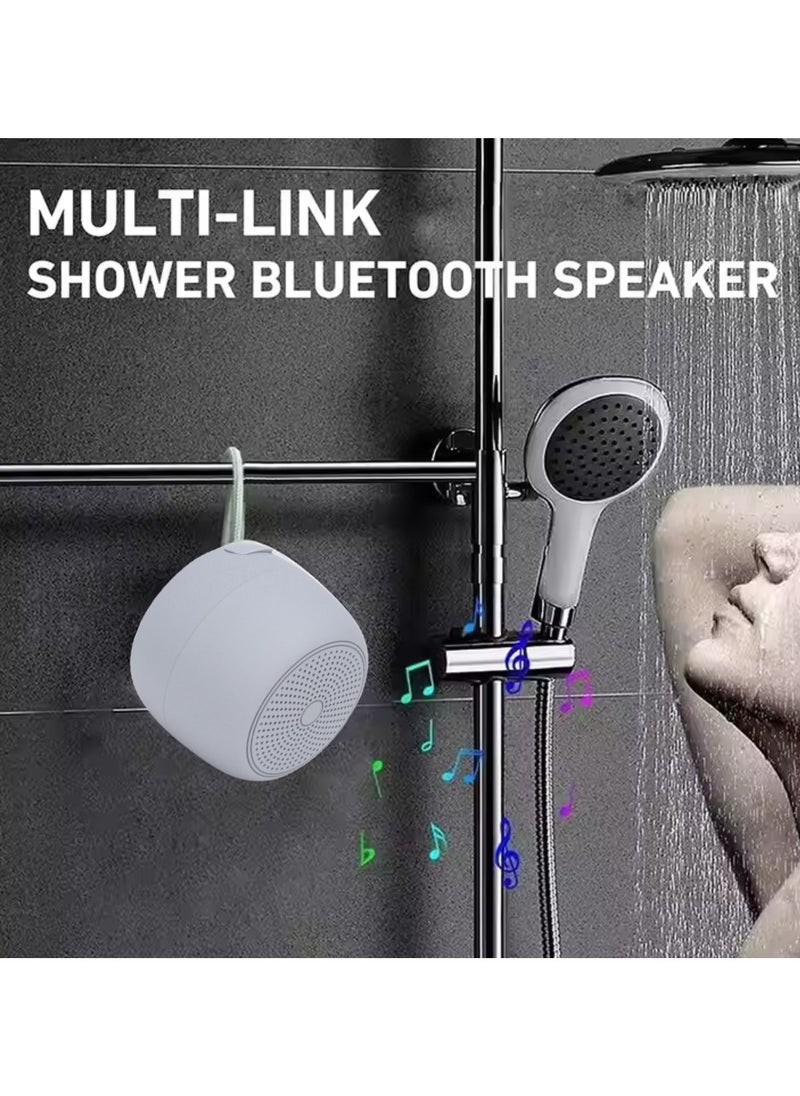 WISHWIND Travel Tune Portable Bluetooth Speaker | 4D Surround Sound | Waterproof & Shockproof | 24H Battery | Hands-Free Calling | Travel-Friendly Wireless Speaker (Grey)  - Image 4