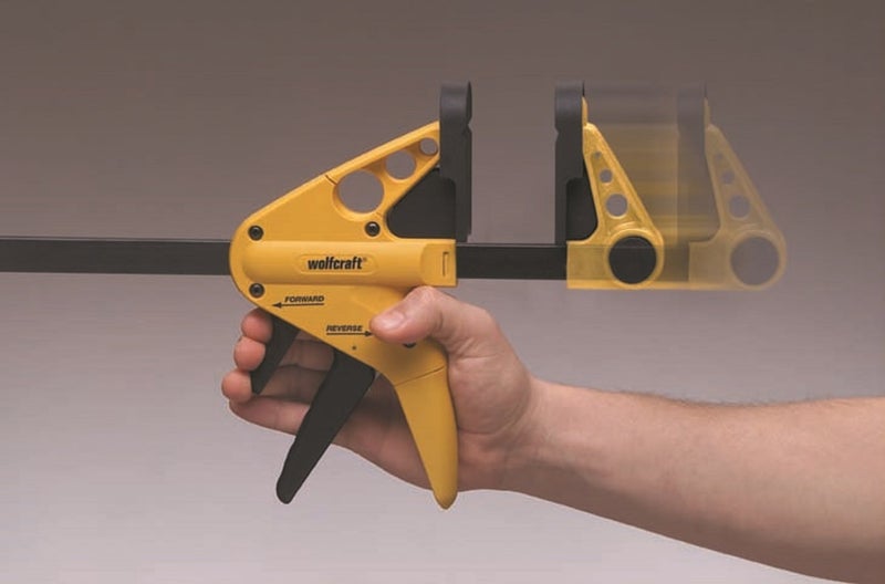 wolfcraft 3447403TV Quick-Jaw One-Hand Bar Clamp and Spreader, 6 - Image 4