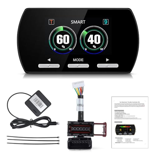 MAIMEIMI Throttle Response Controller 9 Drive Modes Throttle Controller MAIMEIMI Electronic Racing Accelerator Compatible with Dodge Ram 1500 New Body Style,Jeep Wrangler JL Gladiator JT,Nissan Titan Trucks - Image 1