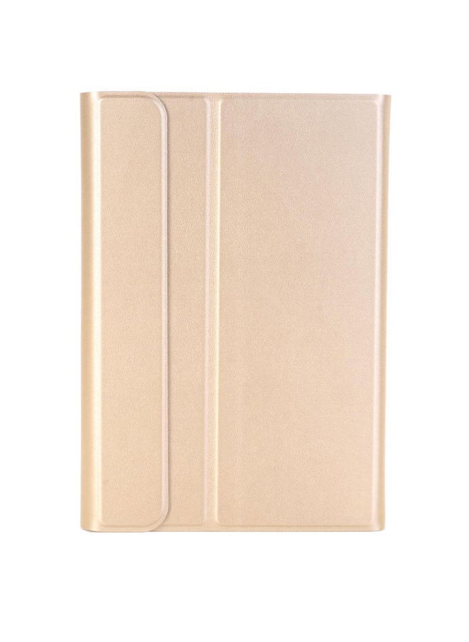 NIBEMINENT - Wireless Keyboard With Case For Apple iPad Mini 4 Gold/White - Image 1