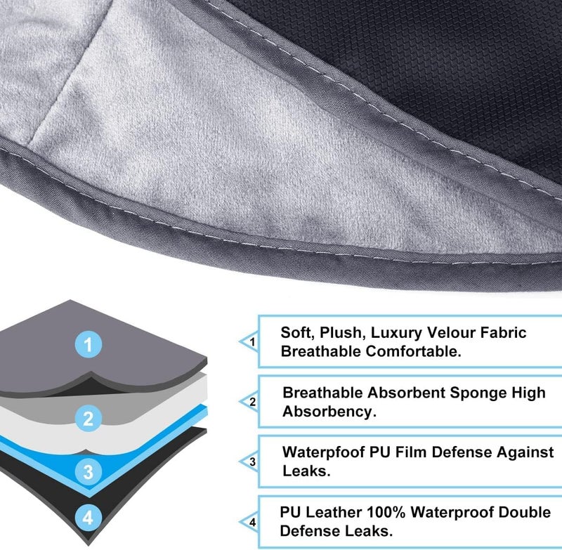 INFANZIA Piddle Pad - Waterproof Baby Car Seat Protector for Potty Training (Grey) - Image 5