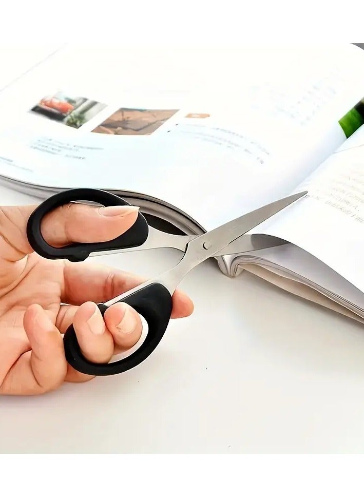 Rozino 2pc Durable Stainless Steel Extra-Large Handcrafted Scissors for Paper, Crafting, DIY, Office & School Use - Image 4