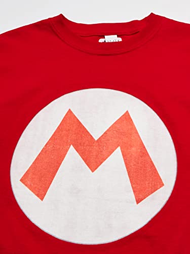 Nintendo Boy's Mario Icon T-Shirt, Large, Red - Image 2