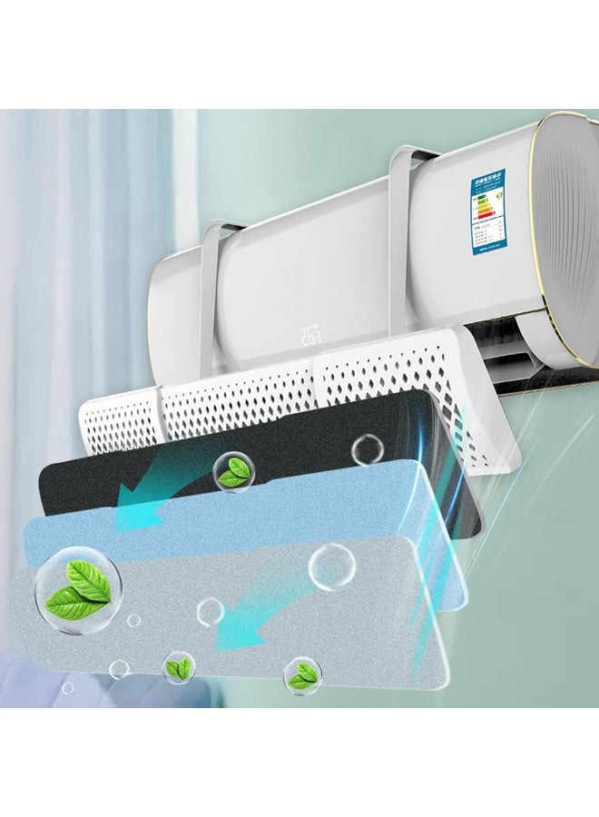 ال سي عاكس مكيف الهواء، حاجب الرياح لمكيف الهواء، عاكس تدفق مكيف الهواء المنفصل القابل للتعديل يمنع مكيف الهواء من النفخ مباشرة، مناسب للمنزل والمكتب، حاجب الرياح القابل للسحب 95 سم - Image 3