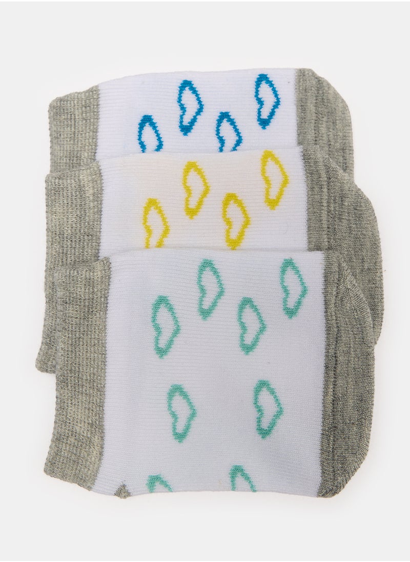 STITCH Baby Pack of 3 Lycra Ankle Socks  - Image 3