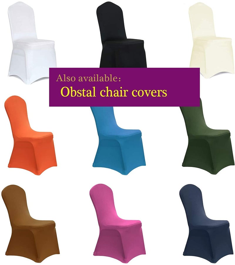 Obstal Obstal Spandex Table Cover 4ft Fitted Tablecloth Rectangular - Stretch Table Cloth for Rectangle Folding Table for Birthday Party Wedding Banquet  Dark Pink  48L x 24W Inch  - Image 5