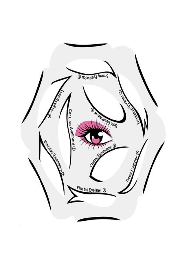 Generic Eyeliner Sticker Six in One eye shadow eyeliner Makeup Aid eyeliner eye shadow Card Cat Eye Makeup  - Image 5