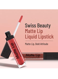 Swiss Beauty Swiss Beauty Ultra Smooth Matte Liquid Lipstick Sangria 6ml  - Image 2