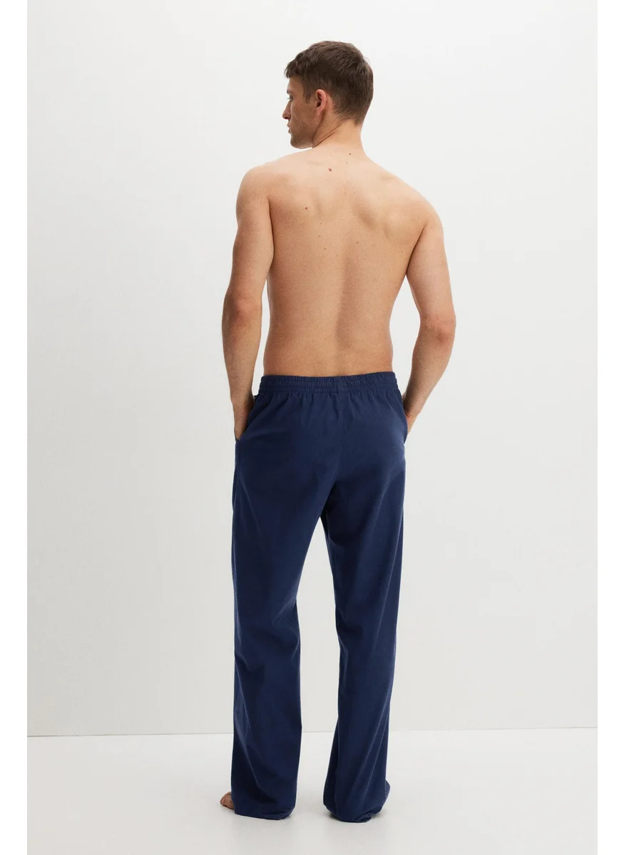 H&M Relaxed Fit Poplin Trousers