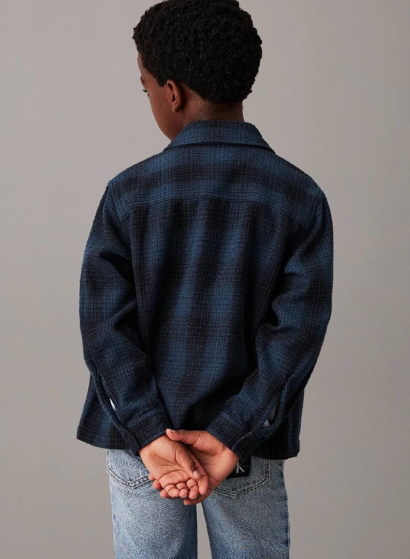 كالفن كلاين جينز قميص بنقشة مربعات - Image 2