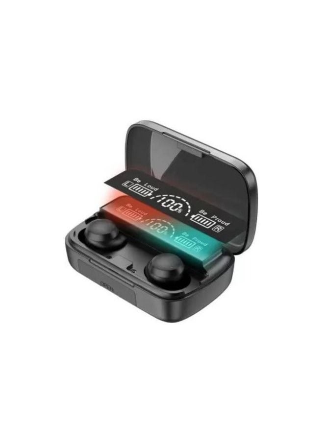 Raxoom M20 TWS Bluetooth Wireless Sports Earphones Touch Control HiFi Sound Headsets Dual LED Charge Display (Black) - Image 1