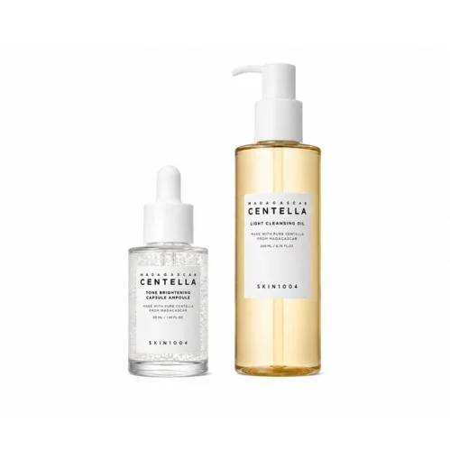 Skin1004 Centella Tone Brightening Ampoule 30m & Cleansing 200ml Duo
