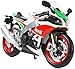Risopen 112 Motorcycle Model Toy Compatible for Aprilia RSV4 RR1000 Metal Diecast Mini Motorbike No Assembly Required Display Gift for Adult Collectors - Image 3