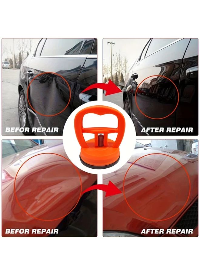 Red Car Dent Puller 2pcs Heavy Duty Suction Cup Lifter For Body Window Glass Tile - Image 4