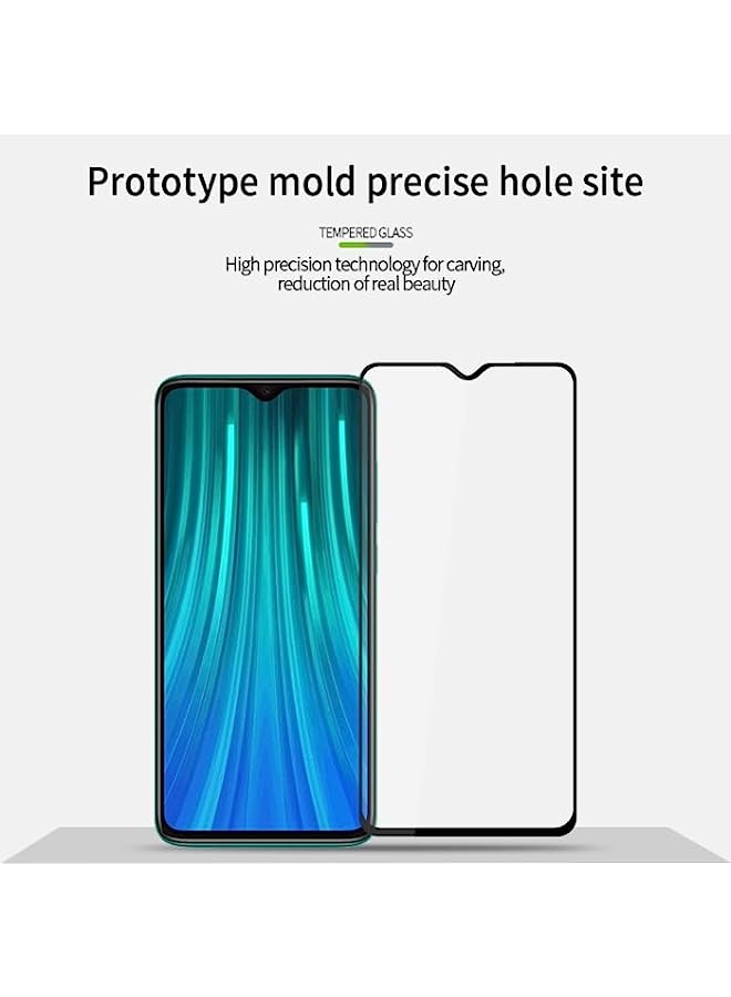 MOFI Tempered Glass Screen Protector Compatible For Xiaomi RedMi Note8 Pro MOFI 9H 2.5D Full Screen Tempered Glass Film Black - Image 5