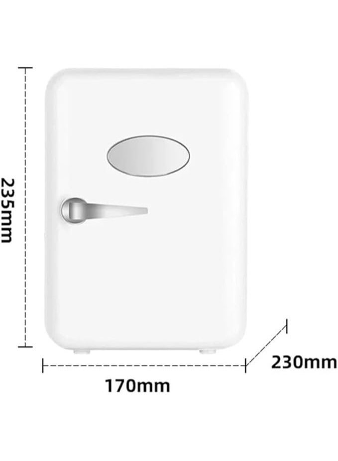 White Mini Portable Personal Fridge Cooler for car, 4 Liter Capacity fits Six Cans, Chills Six 350 ml Cans, 100% Freon-Free & Eco Friendly Beverage Cooler - Image 3