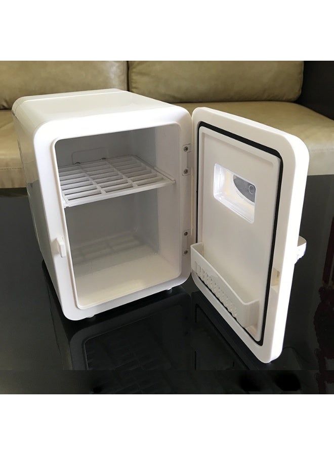 White Mini Portable Personal Fridge Cooler for car, 4 Liter Capacity fits Six Cans, Chills Six 350 ml Cans, 100% Freon-Free & Eco Friendly Beverage Cooler - Image 2