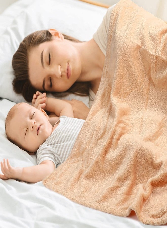 Reginary 8 Pcs Fuzzy Baby Blankets 30" x 40" Toddler Daycare Nap Soft Warm Plush Newborn 2025 Summer Receiving Essentials Infant Boy Girl Gift Nursery Swaddling Cozy Kid Cot Blankets for Crib Stroller Outdoor - Image 5